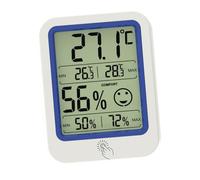 EPIGEIST Mini Higrómetro Digital Interior con Pantalla LCD Medidor Electrónico de Temperatura y Humedad para Hogar Oficina y Habitación Indicador Claro y Fácil de Leer