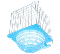 EPIGEIST Nido Colgante para Pájaros de Jaula, Caja de Cría Metálica Estructura de Malla para Incubar Huevos, Diseño Compacto para Exteriores, Accesorio para Periquitos y Aves Pequeñas,