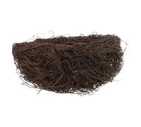 EPIGEIST Nido de Ratán Trenzado Hecho Mano Decoración Rústica para Jaulas y Jardín Adorno Versátil para Bodas y Pascua Natural para Micro Paisajes