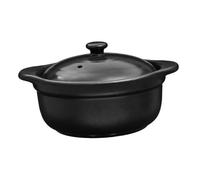 EPIGEIST Olla de Resistente al Calor para Cocina Casera Cacerola Multifuncional con Doble Asa con Tapa para Guisos y Sopas Diarias