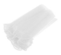 EPIGEIST Papel para Envolver Ramos de 28 CM X 365 M Malla de Red Ondulada Borde de Perlas Material Transpirable para Manualidades y Embalaje en Bodas y Fiestas