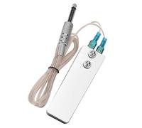 EPIGEIST Pedal De Tatuaje Rectangular De 1,4 m De Silicona y Acero Inoxidable, Interruptor De Pie Antideslizante, Accesorio Profesional Para Tatuajes, Uso Estudio, Color Blanco,