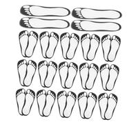 EPIGEIST Pegatinas para Broncearse los Pies Desechables Adhesivas, Almohadillas Autobronceadoras de Papel para Aerosol, 25 Pares