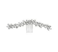 EPIGEIST Peine para Novia de Agua con Diseño de Pedrería Brillante Accesorio Artesanal para Bodas Tocado Elegante para Invitadas y Novias para
