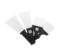 EPIGEIST Peines de Acero Inoxidable y Plástico Diseño Multifuncional Set de 4 para Crear Peinados Variados para Peluquería Profesional y Uso en Casa