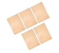 EPIGEIST Película de Filtro de Luz PVC Transparente y Naranja para Fotografía y Videografía, Gel Ligero y Difusor de Luz Led, 5 Hojas de Láminas de Compensación de Color Compactas