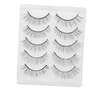 EPIGEIST Pestañas Postizas Naturales 3d De Maquillaje Para Mujer 5 Cortas Efecto Natural Pestañas De Sintética Adecuado Para Diario Suaves y Ligeras