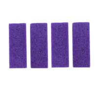 EPIGEIST Piedra Pómez para Pies 4 Piezas Tamaño Palma Exfoliante Natural Removedor de Callos Herramienta Masaje para Cuidado Personal Uso Doméstico Color Morado