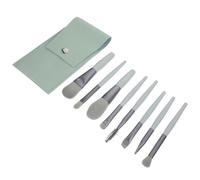 EPIGEIST Pinceles de Maquillaje Portátil con Bolsa Aplicador de Polvo y Pincel para Ojos Mini Kit Versátil para Principiantes Herramienta de y Duradera
