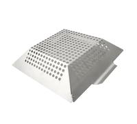 EPIGEIST Placa de Barbacoa Cuadrada de Acero Inoxidable Resistente al con Diseño Perforado para Parrilla y de Verduras y Carnes Herramienta Bbq Duradera y Fácil de Usar