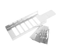 EPIGEIST Plantillas Numéricas Metálicas para Pintar Spray con Ranura de 6 Compartimentos, Plantilla Reutilizable de 5 Cm para Manualidades, Arte y Señalización en Bricolaje