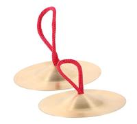 EPIGEIST Platillos de Dedo Pequeños de Cobre para Instrumento de Percusión Educativo Portátil Fomenta Habilidades Sociales y Cooperación Clases de Música Temprana