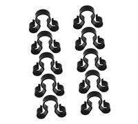 EPIGEIST Porta Velas Clip de Seguridad Doble Ranura para Botellas de Vino, Soporte Compacto de Plástico Resistente, Juego de 10 Piezas para Decoración en Bodas y Fiestas