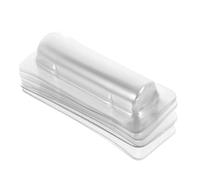 EPIGEIST Portatarjetas Transparente Ventana para Bálsamo Labial 24 Unidades Pequeñas De Plástico Portátiles para Organización Personal y Uso Al Aire Libre