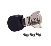 EPIGEIST Protector de Dedo para Clarinete con Soporte para Pulgar y Tornillos Kit de Reposición Duradero y Lavable Accesorio para Viento Negro y Plata