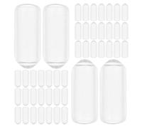 EPIGEIST Protectores de Puntas de Diadema de Goma Transparente 200 Piezas, Diámetro Interior 2,5 Mm, para Diademas de 3 Mm, Accesorio de Repuesto para Cuidado de Cabello y Bricolaje