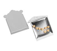 EPIGEIST Puente de Cordal de Mandolina de Metal Cromado para 8 Cuerdas, Accesorio de Repuesto Compatible, Pieza Duradera para Instrumentos Musicales Folclóricos, Mejora Tono y