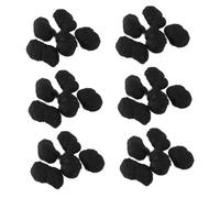 EPIGEIST Redecillas Cabello 100 Unidades Borde Elástico Negro Mediano Malla Invisible Para Recoger Moños Profesionales Uso Enfermería y Hostelería