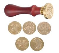 EPIGEIST Sello Lacre Conjunto Vintage para Bodas Decoración DIY Invitaciones Sello Cera Personalizado para Sobres y Cartas Duradero y Seguro para Documentos Privados