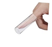 EPIGEIST Slide de Guitarra de Vidrio Blanco Mejora la Entonación y Armonía Media Paquete de 2 Piezas, Tamaño 5.1x2.2x2.2cm para Guitarra Cuello de Botella para Guitarristas Profesionales