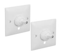 EPIGEIST Soporte de Pared Giratorio 180° para Detector de Movimiento Infrarrojo Pir, 2 Unidades, Montaje Seguro en Pared para Alarmas de Seguridad en Hogar y Oficina