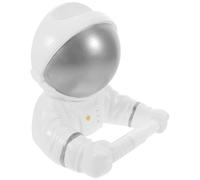 EPIGEIST Soporte de Pared para Papel Higiénico sin Taladrar Diseño de Astronauta Organizador Multiusos para Baño y Cocina Almacenamiento Práctico y Decorativo en Color Plateado