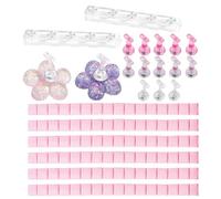 EPIGEIST Soporte para Uñas a Presión con Base de Arcilla Adhesiva Kit Reutilizable para Practicar Manicura Organizador de Uñas para Exhibición y Decoración Adecuado para Principiantes y