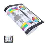 EPIGEIST Tabla de Prueba de Lentes para Cámaras Cctv 40X30 CM Adhesiva Tarjeta de Calibración y Ajuste de Enfoque para Equipo de Cámara Herramienta Profesional para Mantenimiento y