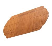 EPIGEIST Tapete de Té Redondo de Bambú Natural Acabado Laca Reutilizable y Resistente al Agua Mantel Individual para Mesa de Té Adecuado para Uso en Casa Cojín Decorativo Antiescaldaduras