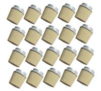 EPIGEIST Tapones Térmicos de Madera para Botellas de Agua Grandes 20 Piezas Aislantes Accesorios para Hervidores Tapón Práctico y Ligero para Conservar Temperatura