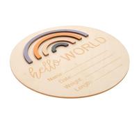 EPIGEIST Tarjetas de Madera para de Niña Carteles Mensuales de para Recién Nacidos Regalo para Shower y Sesiones Fotográficas