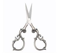 EPIGEIST Tijeras de Costura y Bordado Vintage de Acero Inoxidable Diseño Clásico Forma de Calabaza Herramienta Multiusos para Punto de Cruz y Trabajos Manuales Color Gris 1 Pieza