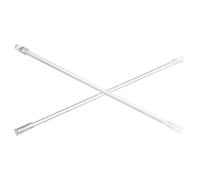 EPIGEIST Varillas para Persianas de Ventana Transparentes de 15 Pulgadas, 2 Piezas, Varillas de Repuesto Gancho Integrado para Estores, Accesorios para Cortinas, Fácil Inclinación y Manejo