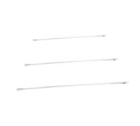 EPIGEIST Varillas para Persianas Varilla de Inclinación de Persiana de Acrílico Transparente 15/19/21 Pulgadas Barra Larga Hogar 3 Piezas