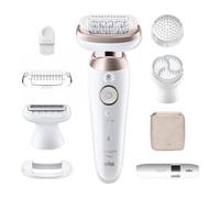 Epilador Braun SES9 360 SILK EPIL 9 Flex SPA Blanco Y Rosa Dorado
