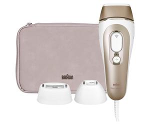 Epilador de luz pulsada - BRAUN - IPL PL7253 - 240 V - 400,000 destellos - Oro rosado / Blanco