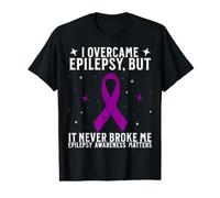 Epilepsy Awareness Products Gifts Fight Epilepsy Warrior Camiseta gráfica económica