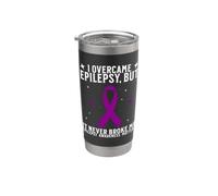Epilepsy Awareness Products Gifts Fight Epilepsy Warrior Vaso térmico de acero inoxidable de doble pared