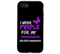 Epilepsy I Wear Purple For My Granddaughter Ribbon Carcasa para iPhone SE (2020) / 7/8