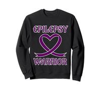 Epilepsy Warrior Purple Heart Ribbon Awareness Sudadera