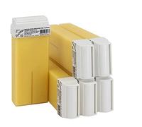 Epilwax 6 Cartuchos Roll-On de Cera Depilatoria Tibia Cera roll on de 100 ml de Cera profesional Vanilla para Depilación con Bandas Depilatorias des las piernas, axilas, y el cuerpo