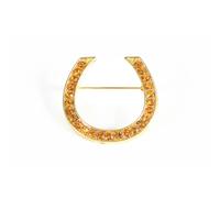 Epingle cravate pour cheval fer à cheval HORKA TU