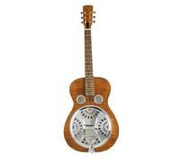 Epiphone Dobro Hound Dog Deluxe Round Neck DWHOUNDLX - Guitarra acústica con cuerdas metálicas, color vintage brown