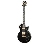 Epiphone Inspirado en Gibson Les Paul Custom, ébano con bolsa