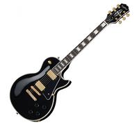 Epiphone Inspirado en Gibson Les Paul Custom, ébano con bolsa