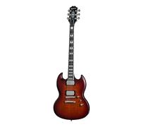 Epiphone SG Prophecy, tigre de Bengala azabache envejecido con bolsa