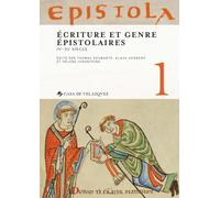 Epistola 1. Écriture et genre épistolaires. | Thomas Deswarte