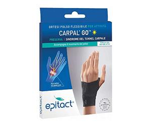 Epitact® Carpal'Go™ Ortesis muñeca flexible para síndrome del túnel carpiano derecho, talla S, 1 unidad