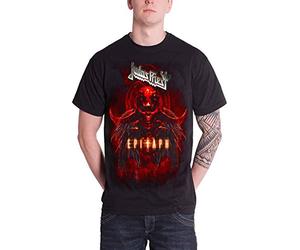 Epitaph Red Horns - Camiseta Manga Corta para Hombre, Color Negro, Talla L