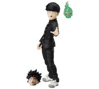 Epitome Figura de anime Mob Psycho 100 de Kageyama Shigeo, figura de cabeza intercambiable, figura de mafia de 16 cm, adornos de PVC, colección de escritorio, regalos para fanáticos